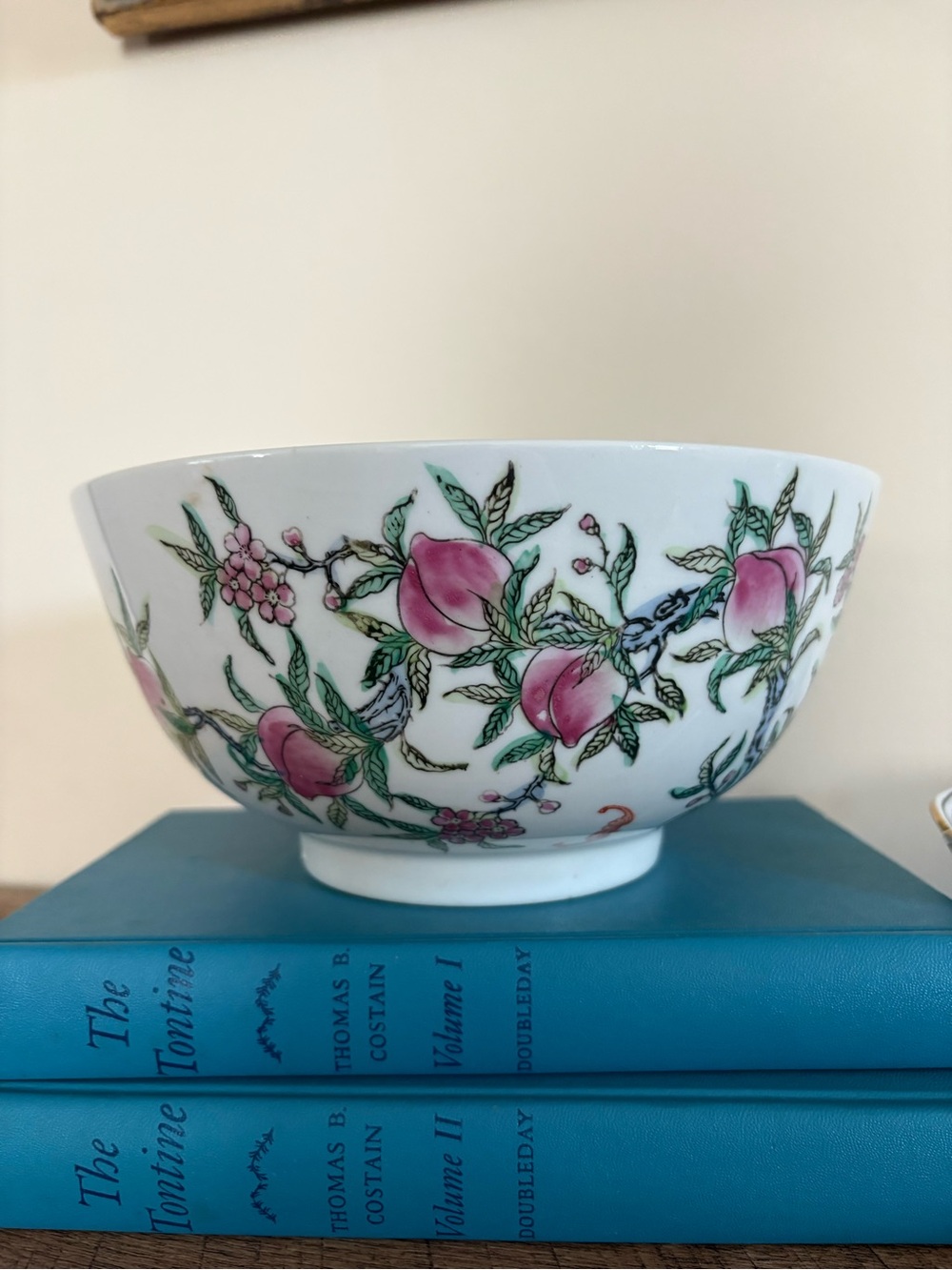 Chinoiserie Porcelain Peach Blossom Bowl
